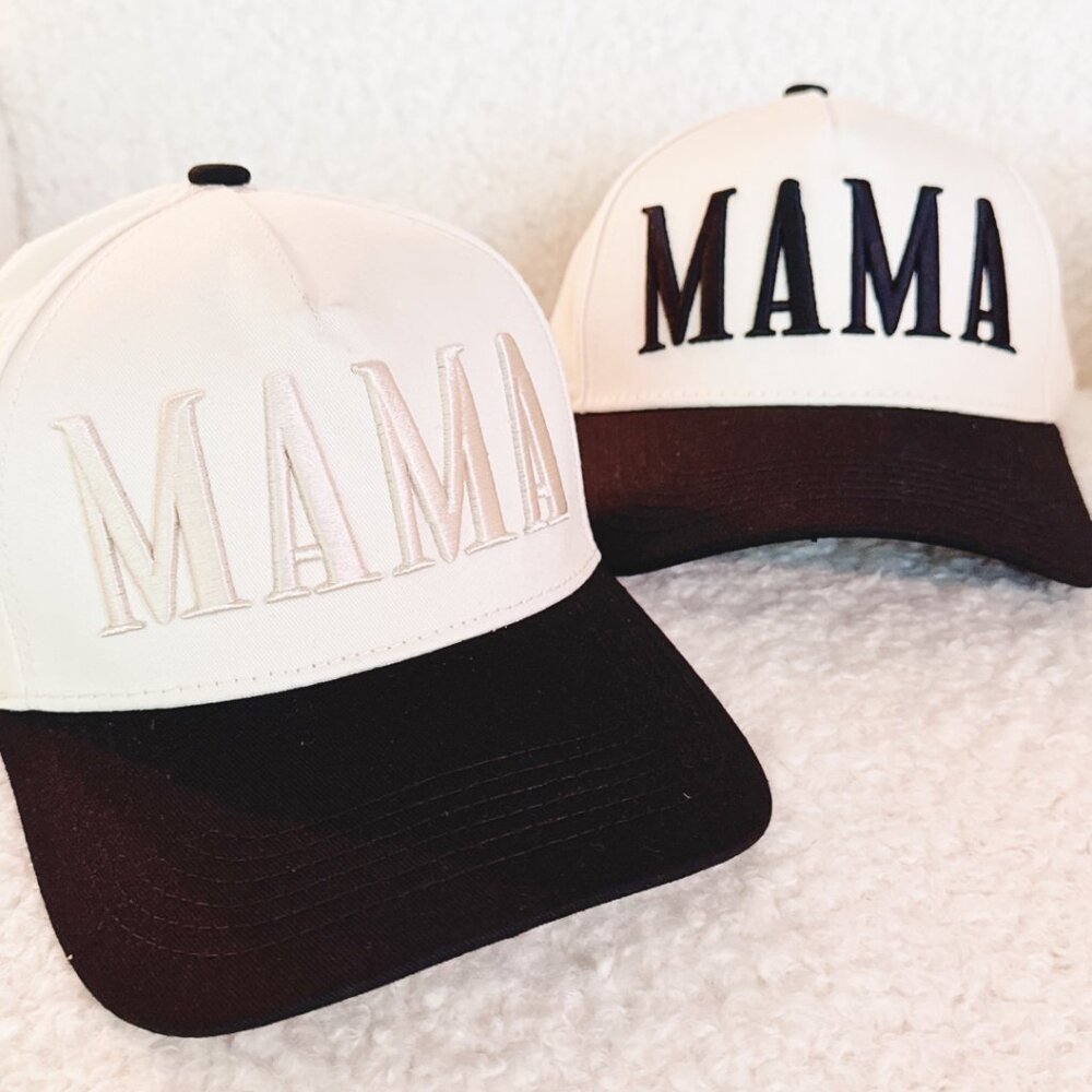 MAMA Bold Thread Two Tone Ball Cap